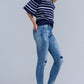Skinny jeans with rips Szua Store