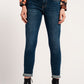 Skinny push up stretch jeans in mid wash blue Szua Store