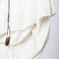 Soft beige blouse with drawstring Szua Store