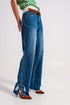 Split hem jeans in medium denim Szua Store