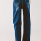 Straight leg 90s jeans with in dark blue Szua Store