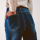 Straight leg 90s jeans with in dark blue Szua Store