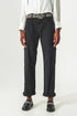 Q2 Straight Leg Cargo Pants in Black