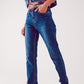 Straight leg jeans in thrift blue Szua Store