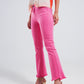 Straight Pants in fuchsia with wide ankles Szua Store