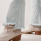 Straight Pants in light blue with wide ankles Szua Store