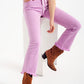 Straight Pants in pink with wide ankles Szua Store