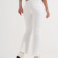 straight Pants in white with wide ankles Szua Store