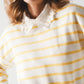 Stripe sweater in yellow & white Szua Store