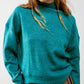 Super soft high neck sweater in light green Szua Store