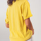 T-Shirt with Vintage 18 Text in yellow - Szua Store