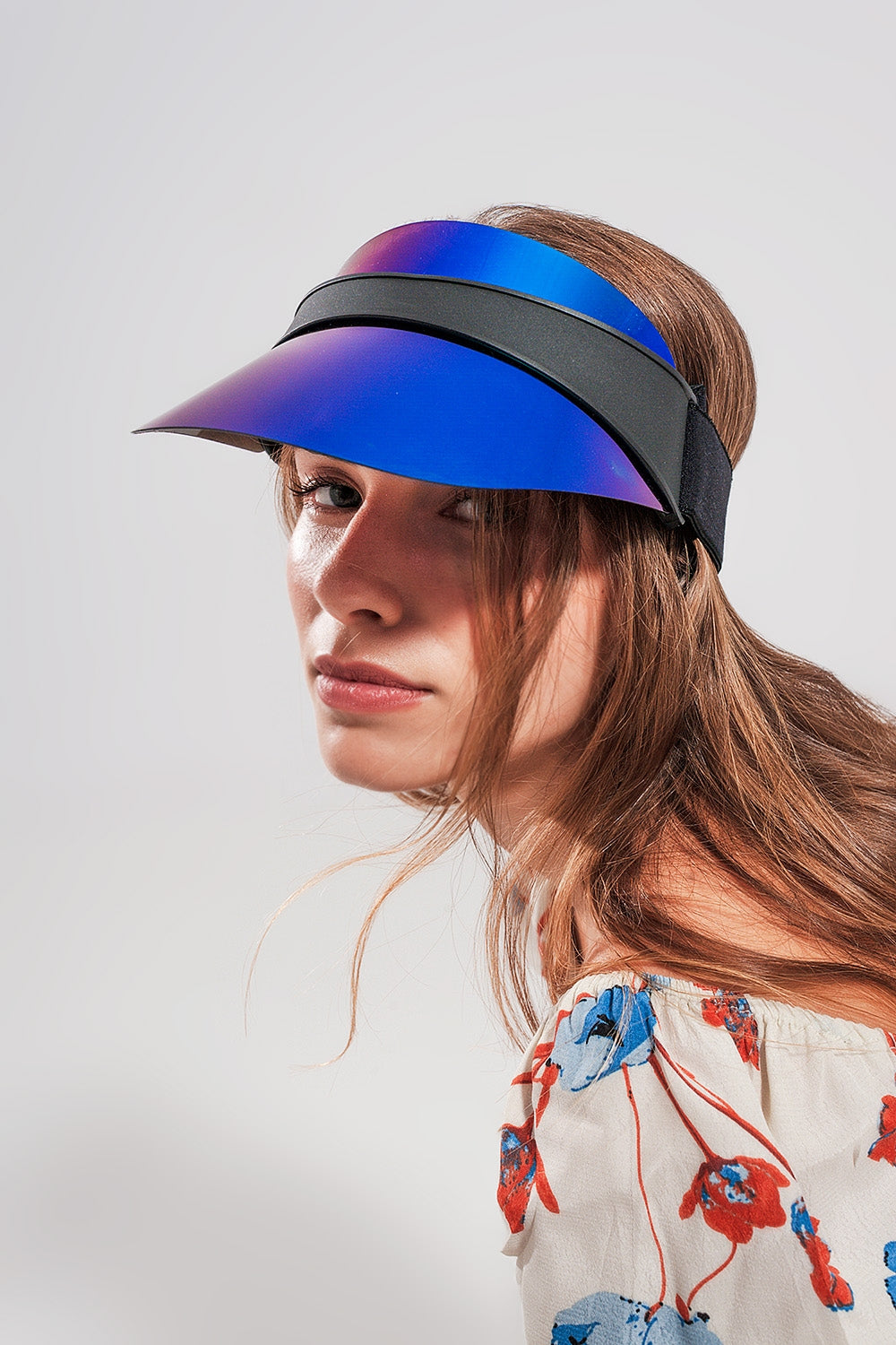 Visor cap in blue Szua Store