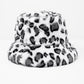 White bucket hat in animal print Szua Store