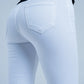 White Jeggings with back pockets Szua Store