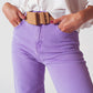 Wide leg jeans in purple - Szua Store