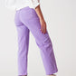 Wide leg jeans in purple - Szua Store