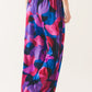 Wide leg pants in purple floral - Szua Store