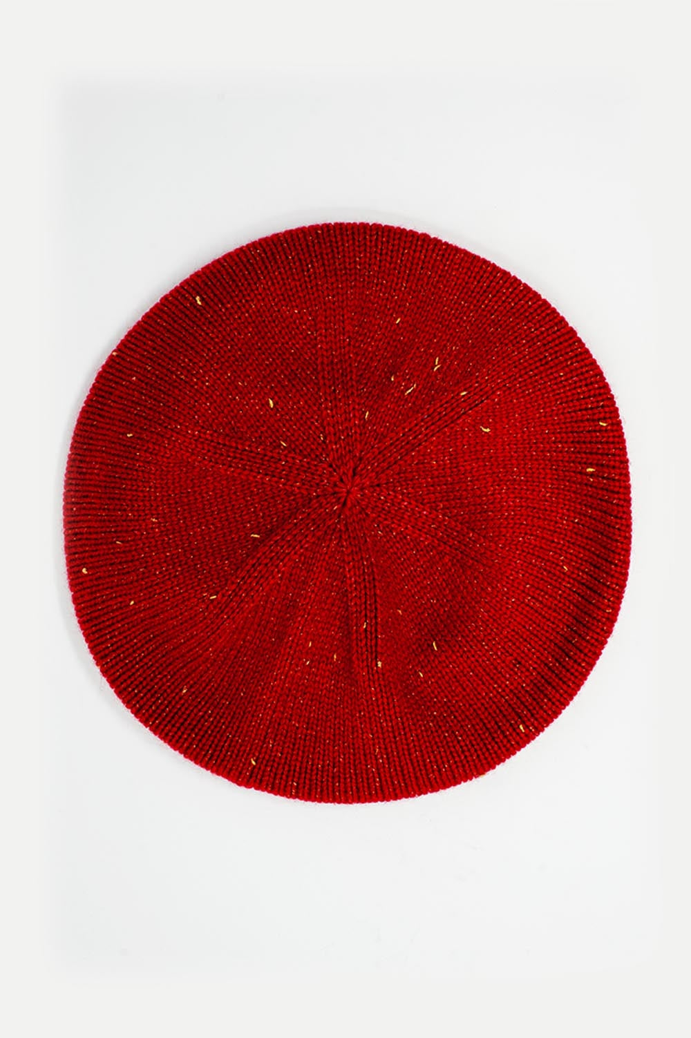 Wool beret in red Szua Store