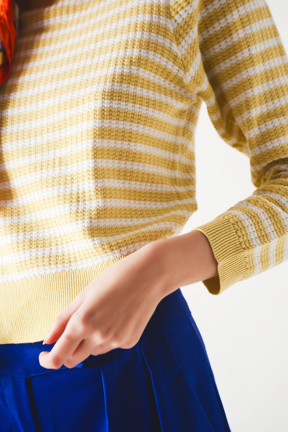 Yellow striped Sweater Szua Store