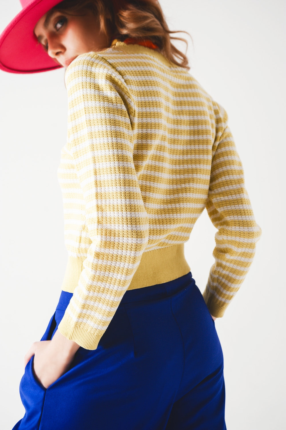 Yellow striped Sweater Szua Store